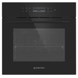 Электрический духовой шкаф Meferi MEO6010BK ULTRA, черный