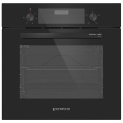 Электрический духовой шкаф Meferi MEO604BK POWER, черный