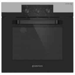 Электрический духовой шкаф Meferi MEO606IX LIGHT, черный