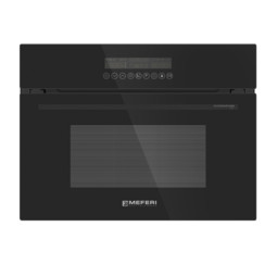 Электрический духовой шкаф Meferi MEO608BK MICROWAVE, черный