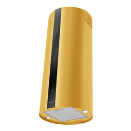 Вытяжка цилиндрическая островная TUBE40GOLD ISLA COMFORT PLUS